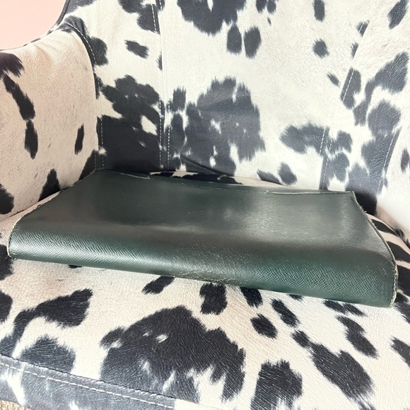 Louis Vuitton Green Taiga Porte Document Volga Foldover Envelope Clutch MI0927 - Picture 6 of 16